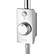 Aqualisa - Visage Digital Exposed Thermostatic Shower with Slide Rail Kit Profile Large Image