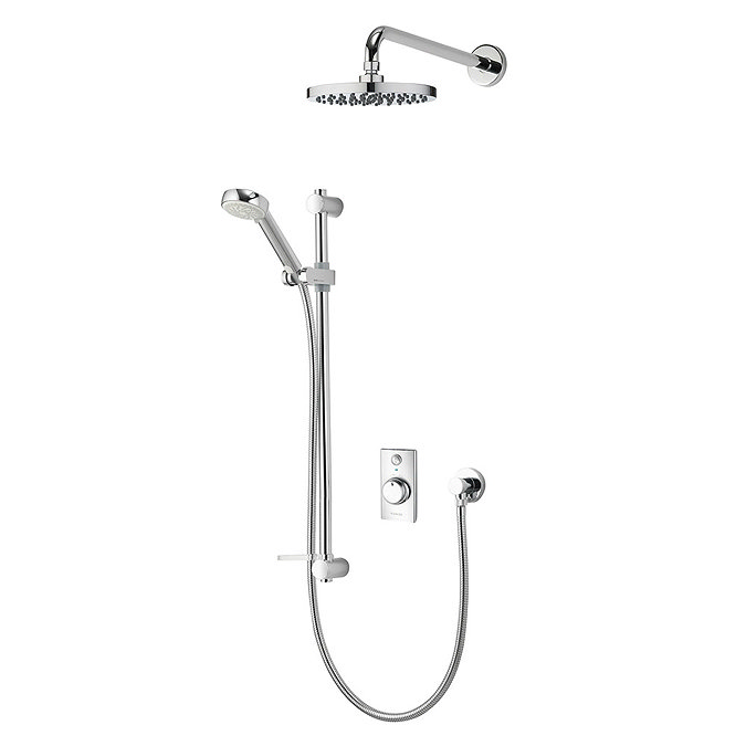 Aqualisa Visage Q Smart Shower Concealed with Adjustable and Wall Fixed Head  In Bathroom Large Imag