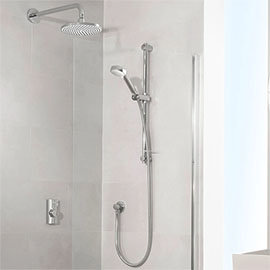Aqualisa Visage Q Smart Shower Concealed with Adjustable and Wall Fixed Head Medium Image
