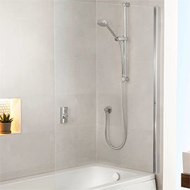 Aqualisa Visage Q Smart Shower Concealed with Adjustable Head and Bath Fill Medium Image