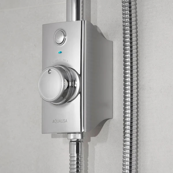 Aqualisa Visage Q Smart Shower Exposed with Adjustable Head  Feature Large Image