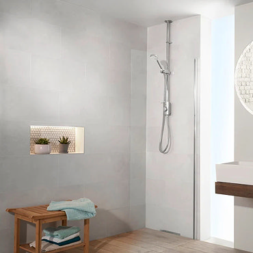 Aqualisa Visage Q Smart Shower Exposed with Adjustable Head  Profile Large Image