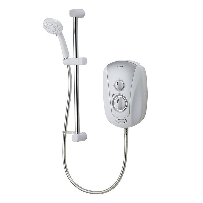 Aqualisa - Vitalise S Electric Shower - White/Chrome Large Image