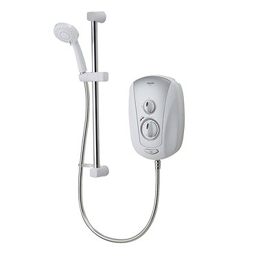 Aqualisa - Vitalise S Electric Shower - White/Chrome Profile Large Image