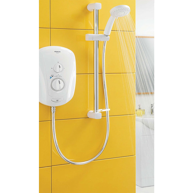Aqualisa - Vitalise S Electric Shower - White Profile Large Image