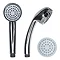 Aqualona Aqua Spray Shower Head - Chrome - 80238 Large Image