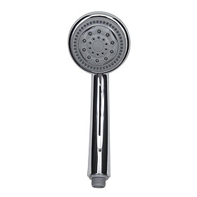 Aqualona Aquapower Five Spray Pattern Shower Handset - Chrome - 80252 Large Image