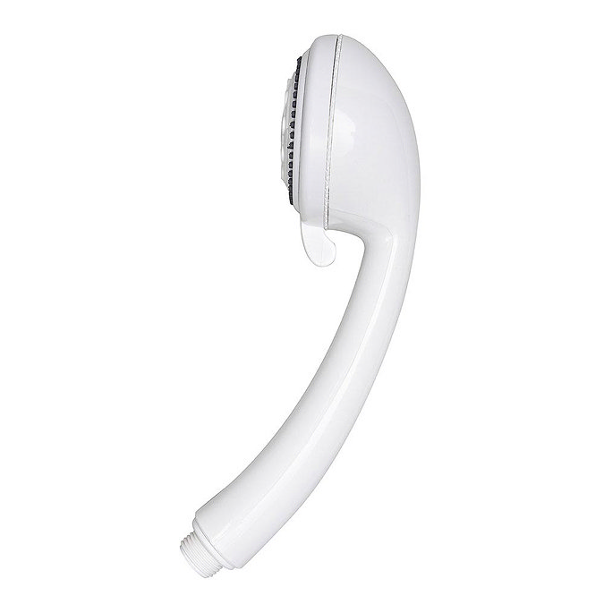 Aqualona Aquapower Five Spray Pattern Shower Handset - White - 80245 Profile Large Image