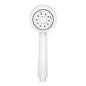 Aqualona Aquapower Five Spray Pattern Shower Handset - White - 80245 Large Image