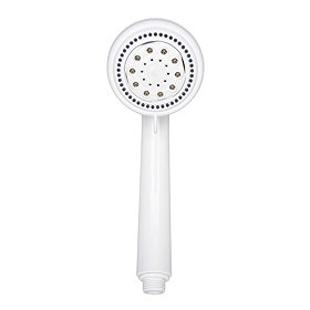 Aqualona Aquapower Five Spray Pattern Shower Handset - White - 80245 Large Image