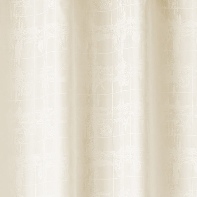 Aqualona Beachcomber Polyester Shower Curtain - W1800 x H1800mm - 16992 Profile Large Image