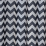 Aqualona Chevron Polyester Shower Curtain - W1800 x H1800mm - 47392  Profile Large Image