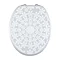 Aqualona Cirque De Fleur MDF Toilet Seat - 90619 Large Image