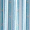 Aqualona Coastal Stripe Polyester Shower Curtain - W1800 x H1800mm - 77108 Profile Large Image