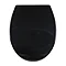 Aqualona Duroplast Soft Close Toilet Seat with Quick Release - Black - 77504 Large Image