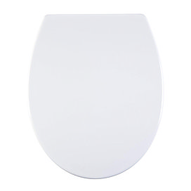 Aqualona Duroplast Soft Close Toilet Seat with Quick Release - White - 77399 Large Image
