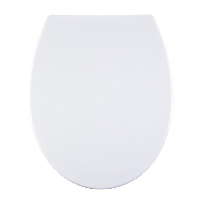Aqualona Duroplast Soft Close Toilet Seat with Quick Release - White - 77399 Large Image
