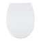 Aqualona Duroplast Soft Close Toilet Seat with Quick Release - White - 77399 Large Image