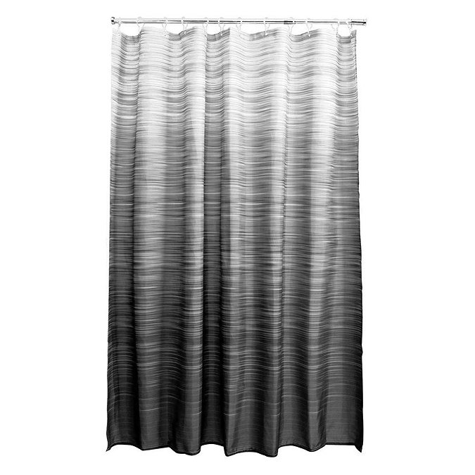 Aqualona Eclipse Polyester Shower Curtain - W1800 x H1800mm - 46487 Large Image