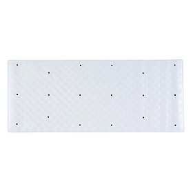 Aqualona Large White Roman Bath Mat - 370 x 900mm - 42045 Large Image