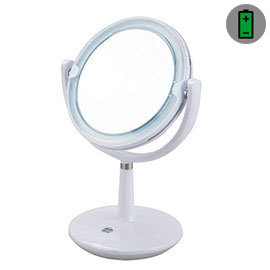 Aqualona Madrid Free Standing Cosmetic Illuminated Mirror - 77474 Medium Image
