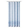 Aqualona Mosaic Blue Polyester Shower Curtain - W1800 x H1800mm - 76798 Large Image