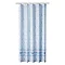 Aqualona Mosaic Blue Polyester Shower Curtain - W1800 x H1800mm - 76798 Large Image