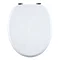 Aqualona White Wooden MDF Toilet Seat - 77573 Large Image