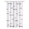 Aqualona Words Polyester Shower Curtain - W1800 x H1800mm - 18583 Large Image
