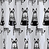 Aqualona Zebra PEVA Shower Curtain - W1800 x H1800mm - 33111 Profile Large Image