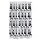 Aqualona Zebra PEVA Shower Curtain - W1800 x H1800mm - 33111 Large Image