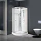 AquaLusso - Alto 01 - 800 x 800mm Shower Cabin - Polar White Large Image