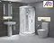 AquaLusso - Alto 80 - 800 x 800mm Quadrant Steam Shower - Polar White Large Image