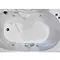 AquaLusso - Alto W2 - 1500 x 900mm Steam and Whirlpool Bath - Polar White Feature Large Image