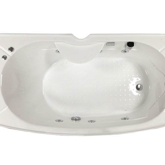 AquaLusso - Alto W3 - 1700 x 900mm Steam and Whirlpool Bath - Polar White Newest Large Image