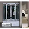 AquaLusso Avondale Steam Shower and Whirlpool Bath - Storm Large Image