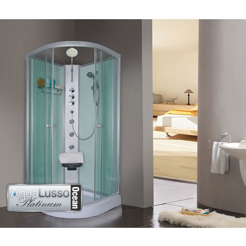 AquaLusso Crystal Shower Cabin - Ocean Large Image