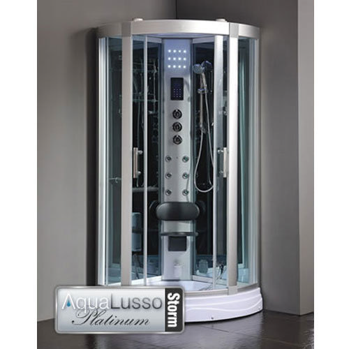 AquaLusso Davenport Steam Shower Cabin - Storm Large Image