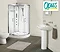 AquaLusso - Opus 04 - 1200mm x 800mm Offset Shower Cabin - Polar White Large Image