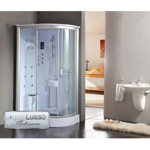 AquaLusso Sanford 1200 Steam Shower Cabin - Left hand option Large Image