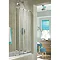 Aqualux - Aquarius 4 Fold Bath Screen Profile Large Image