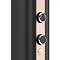 AQUAS AquaMax Flex Manual Smart 9.5KW Black + Rose Gold Electric Shower Profile Large Image