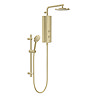 AQUAS AquaMax Flex Manual Smart 9.5KW Brushed Brass Electric Shower