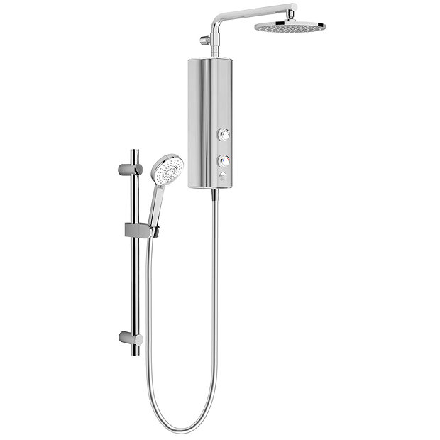 AQUAS AquaMax Flex Manual Smart 9.5KW Full Chrome Electric Shower ...