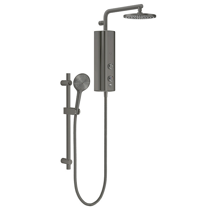 AQUAS AquaMax Flex Manual Smart 9.5KW Gunmetal Grey Electric Shower  additional Large Image