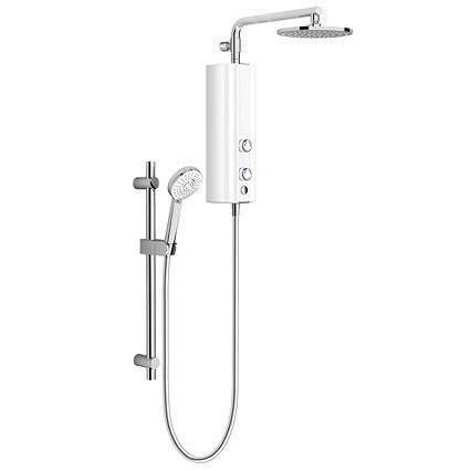 AQUAS AquaMax Flex Manual Smart 9.5KW White Electric Shower Large Image