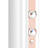 AQUAS AquaMax Flex Manual Smart 9.5KW White + Rose Gold Electric Shower  Profile Large Image