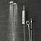 AQUAS AquaMax Flex Manual X-Jet 9.5KW Black Electric Shower  In Bathroom Large Image