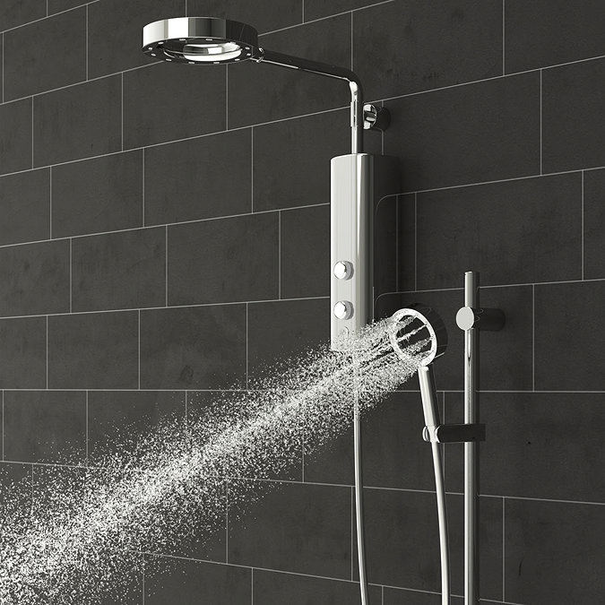 AQUAS AquaMax Flex Manual X-Jet 9.5KW Black Electric Shower  additional Large Image