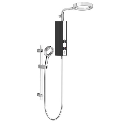 AQUAS AquaMax Flex Manual X-Jet 9.5KW Black Electric Shower Large Image